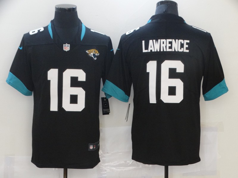 Men Jacksonville Jaguars 16 Lawrence Black Nike Vapor Untouchable Limited 2021 NFL Jersey